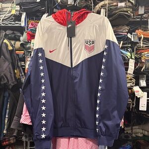 Nike USA Tri-Color Windbreaker